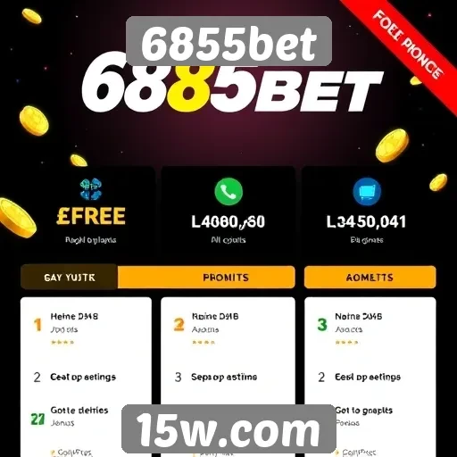 Promoções e bônus disponíveis na 6855bet